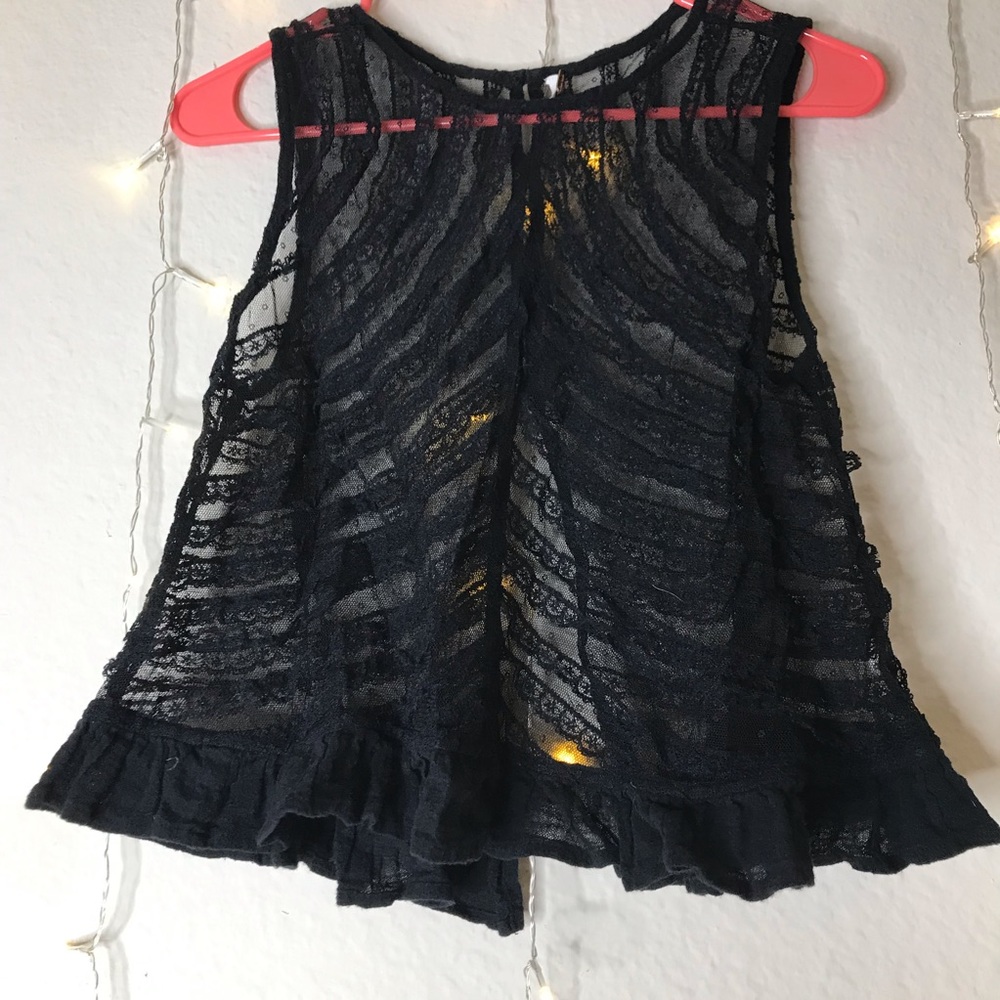 Free People Lace Crop